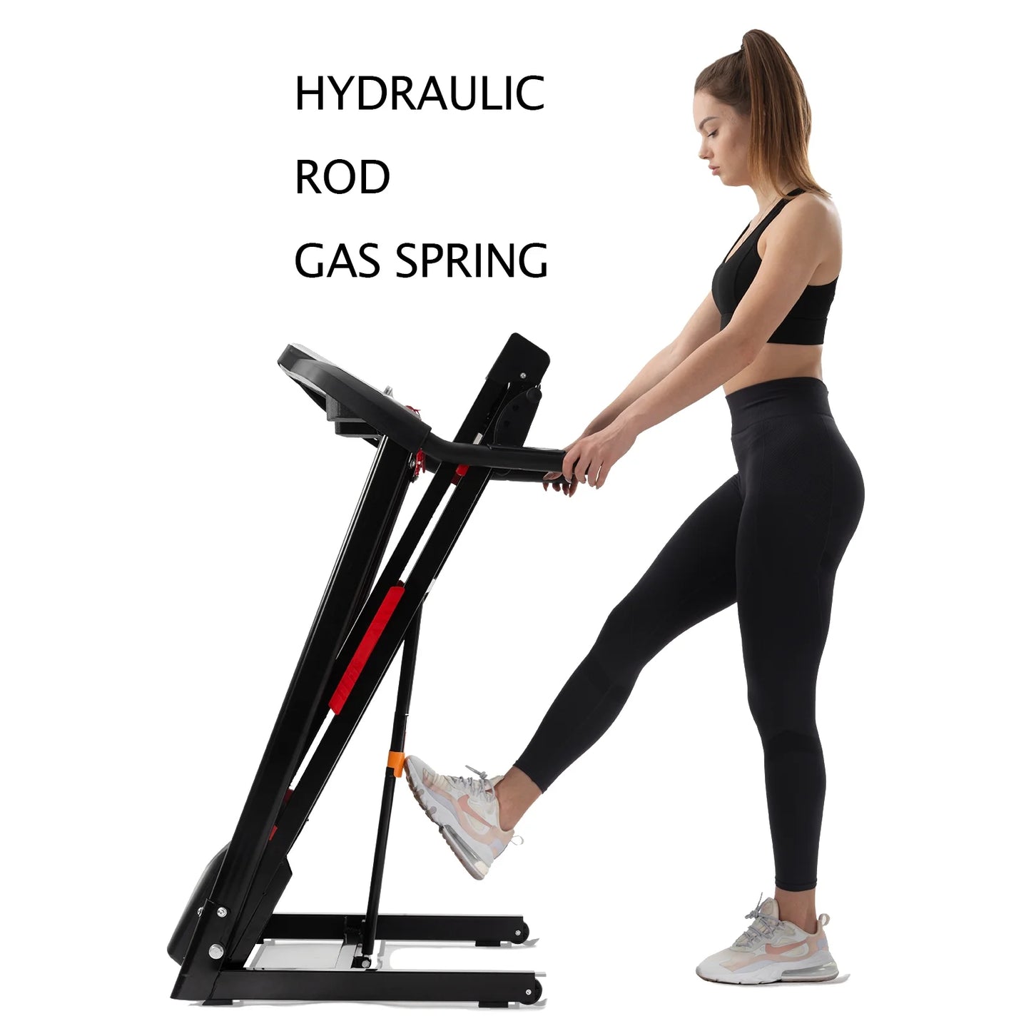 Folding Treadmill for Home Electric 3.5 HP Foldable Running Machine W/Incline