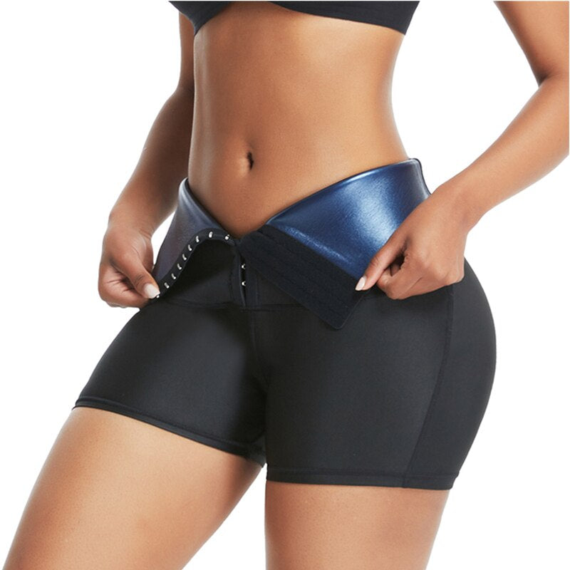 Sweat Sauna Pants Body Shaper Weight Loss Slimming Pants Waist Trainer Shapewear Tummy Hot Thermo Sweat Leggings Fitness Workout