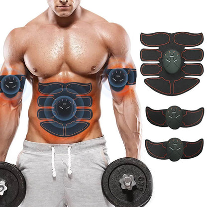 Muscle Stimulator Hips Muscle Trainer Abs EMS Wireless Smart Abdominal Muscle Toner Home Gym Workout Machine for Men Women